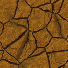 Image showing Cracked earth