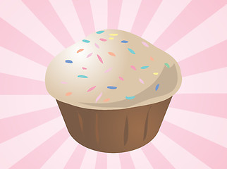 Image showing Cupcake illustration