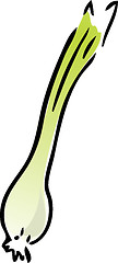 Image showing Leek illustration