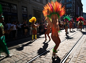 Image showing Helsinki, Finland – June 11, 2022: traditional summer Helsinki