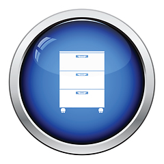 Image showing Office cabinet icon