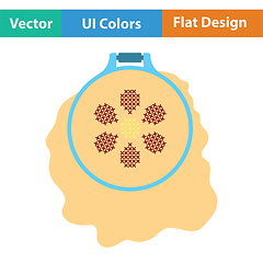 Image showing Sewing hoop icon