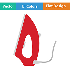 Image showing Steam iron icon