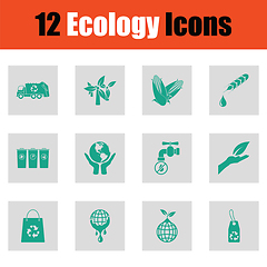 Image showing Ecology icon set