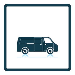 Image showing Commercial van icon