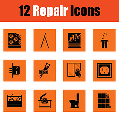 Image showing Set of repair icons