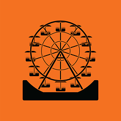 Image showing Ferris wheel icon