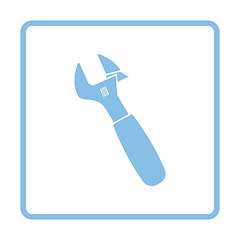 Image showing Adjustable wrench  icon