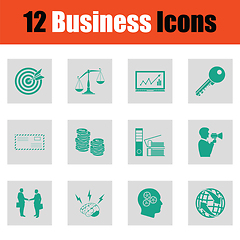 Image showing Business icon set