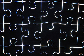 Image showing abstract puzzle background 