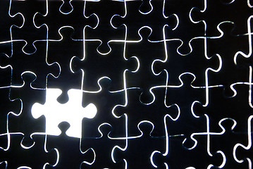 Image showing abstract puzzle background 