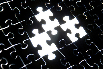 Image showing abstract puzzle background 