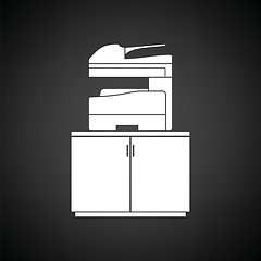 Image showing Copying machine icon