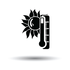 Image showing Summer heat icon