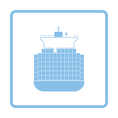 Image showing Container ship icon