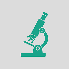 Image showing School microscope icon