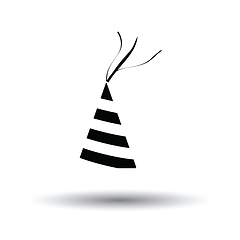 Image showing Party cone hat icon