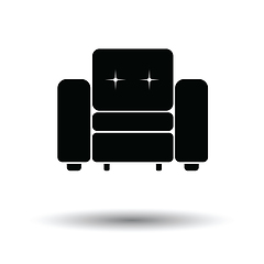 Image showing Home armchair icon