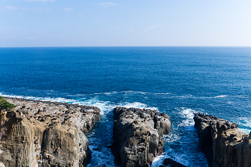 Image showing Sea coast in Miyazaki city of Japan