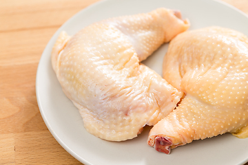 Image showing Fresh raw chicken legs