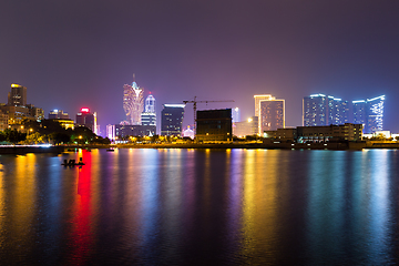 Image showing Macao skyline night