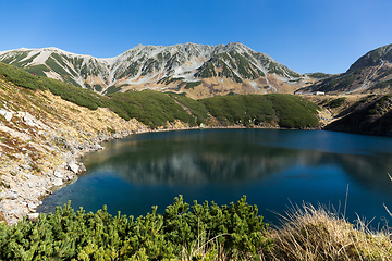 Image showing Beautiful lake in Tateyama