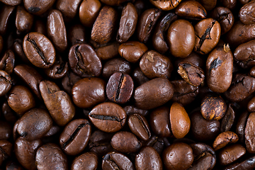 Image showing Roasted Brown coffee bean