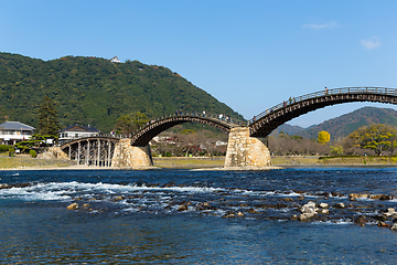 Image showing Traditional Kintai bridge 