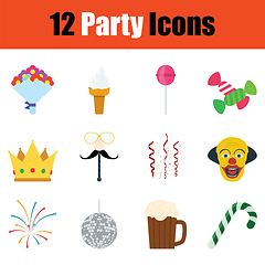 Image showing Party icon set