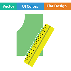 Image showing Sewing pattern icon