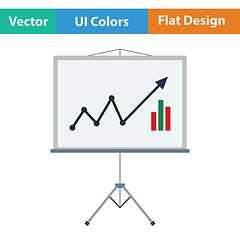 Image showing Analytics stand icon