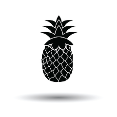 Image showing Icon of Pineapple