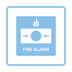 Image showing Fire alarm icon