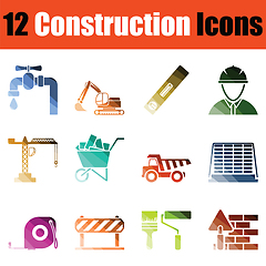 Image showing Construction icon set