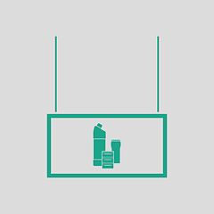 Image showing Household chemicals market department icon