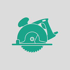 Image showing Circular saw icon