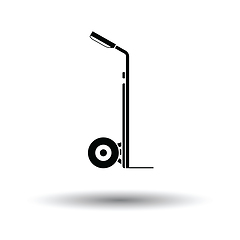 Image showing Warehouse trolley icon