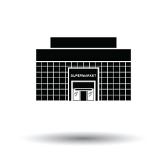 Image showing Supermarket building icon