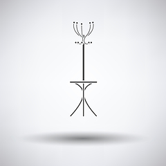 Image showing Office coat stand icon