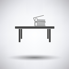 Image showing Office low table icon