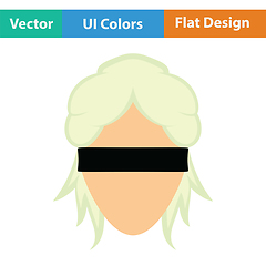 Image showing Femida head icon