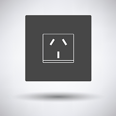 Image showing China electrical socket icon