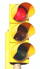 Image showing Trafic light isolated