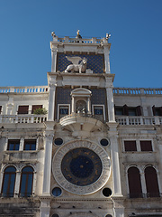 Image showing St Mark clock tower in Venice