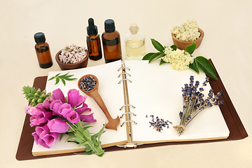 Image showing Herbs and Flowers used in Naturopathic Herbal Medicine