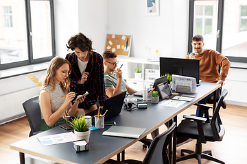 Image showing business team or startuppers working at office