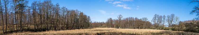 Image showing Wilderness landscape in a panorama scenery