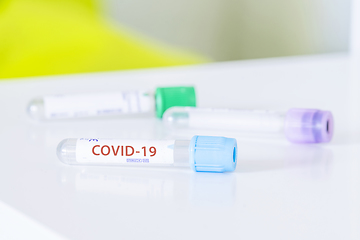 Image showing Test tube for the Covid-19 virus