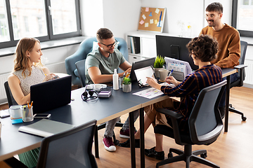 Image showing business team or startuppers working at office