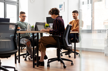Image showing business team or startuppers working at office